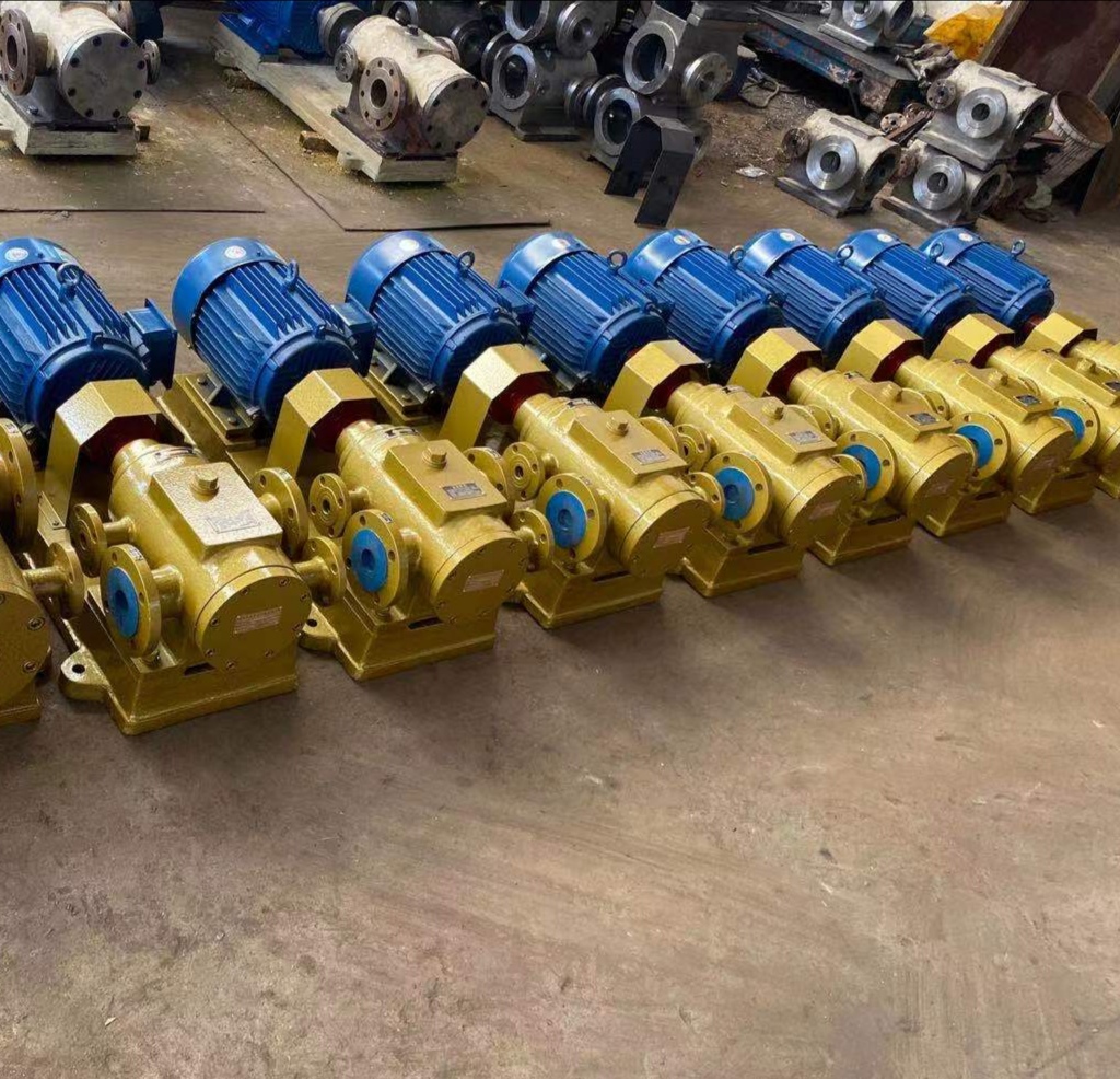 液体硫磺输送泵3GBW60x2-46保温三螺杆泵 防爆电机5.5KW